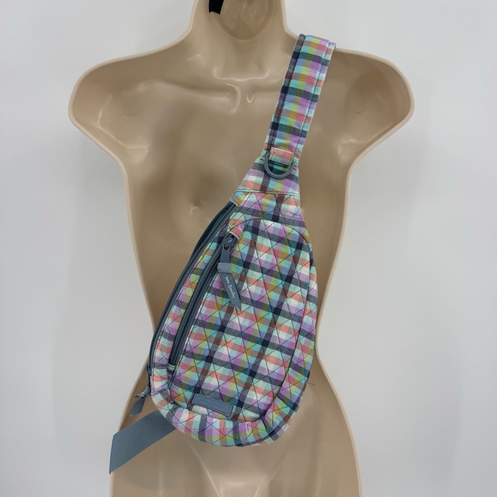 Vera Bradley Plaid Sling Backpack